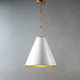 Pendant White and Brass MCO Pendant White and Brass MCO